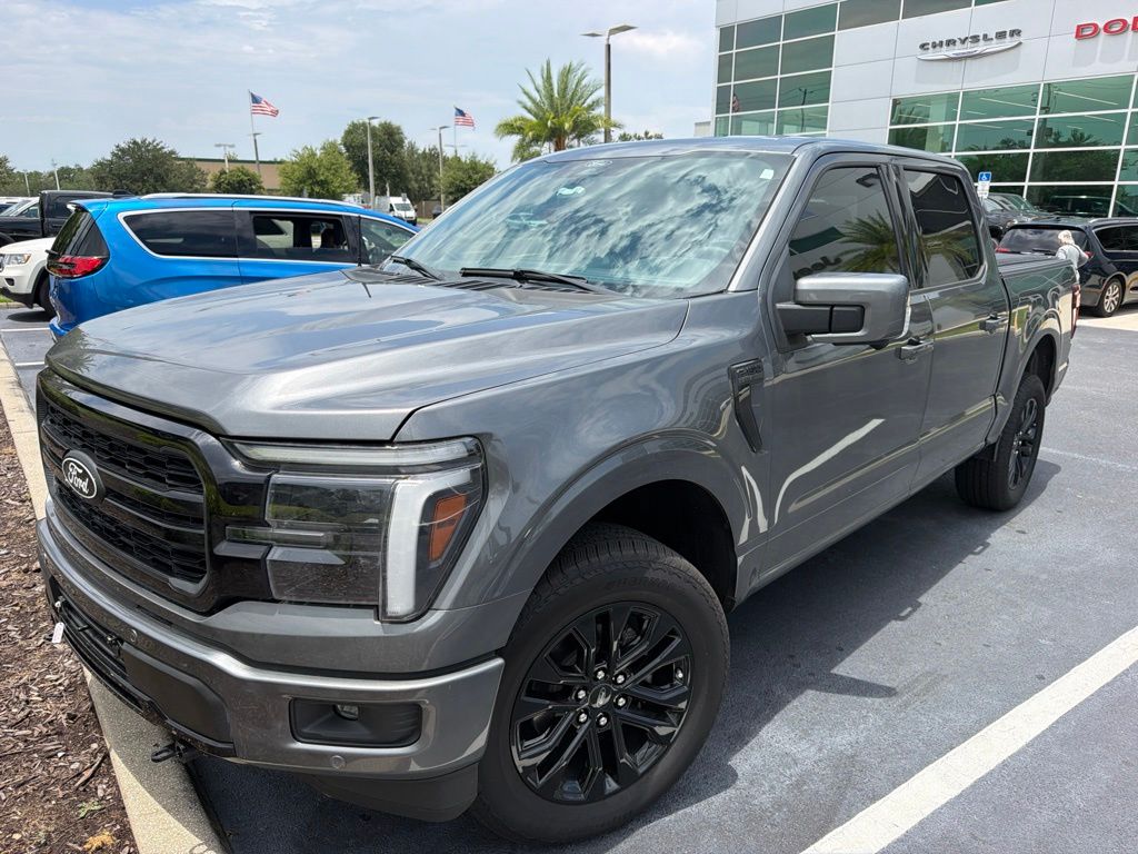 Gray Metallic 2025 Ford F-150 Pickup Truck Four-Wheel Drive Automatic
