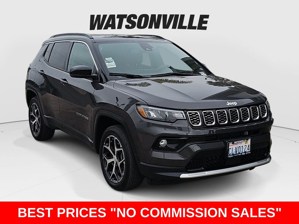 Baltic Gray Metallic Clearcoat 2024 Jeep Compass SUV / Crossover Four-Wheel Drive 8-Speed Automatic