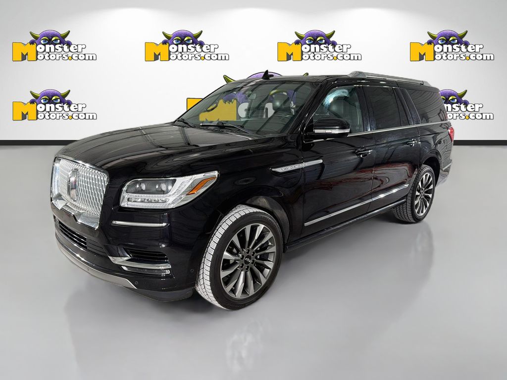 Black 2021 Lincoln Navigator L Reserve 4WD SUV / Crossover Four-Wheel Drive Automatic