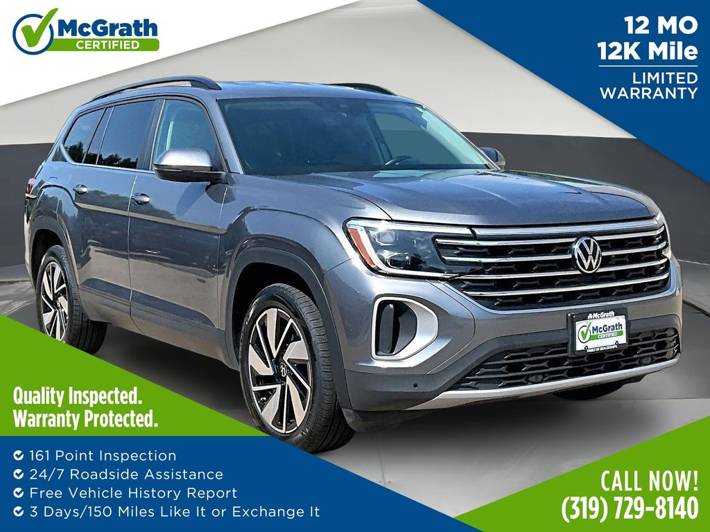 Gray 2025 Volkswagen Atlas SUV / Crossover All-Wheel Drive 8-Speed Automatic