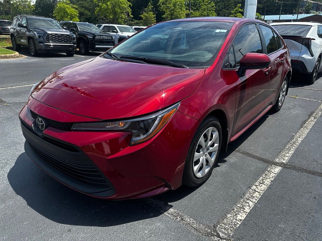 Red (Ruby Flare Pearl) 2025 Toyota Corolla Sedan Front-Wheel Drive Continuously Variable Transmission