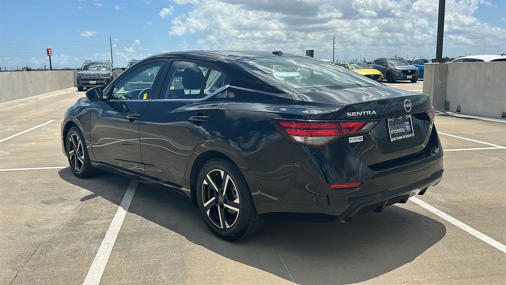 2025 Nissan Sentra SV Black at South Houston Nissan
