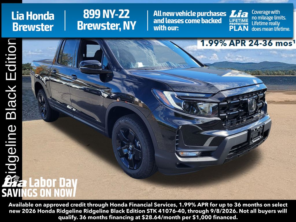 Nh-731p/Crystal Bl 2026 Honda Ridgeline Pickup Truck All-Wheel Drive 9-Speed Automatic