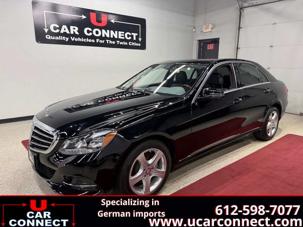 Black 2014 Mercedes-Benz E-Class E 350 4MATIC Sedan 7-Speed Automatic