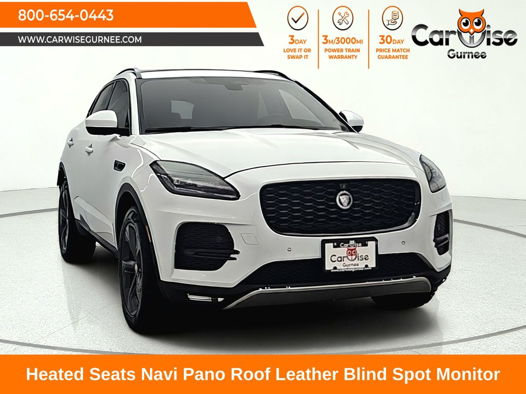 White 2021 Jaguar E-PACE SUV / Crossover All-Wheel Drive 9-Speed Automatic