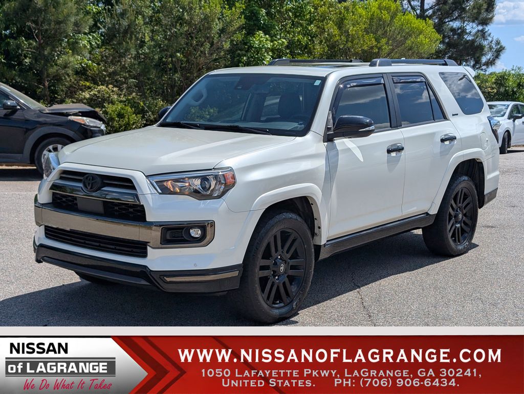 White 2021 Toyota 4Runner Nightshade Edition 4WD SUV / Crossover All-Wheel Drive 5-Speed Automatic Overdrive