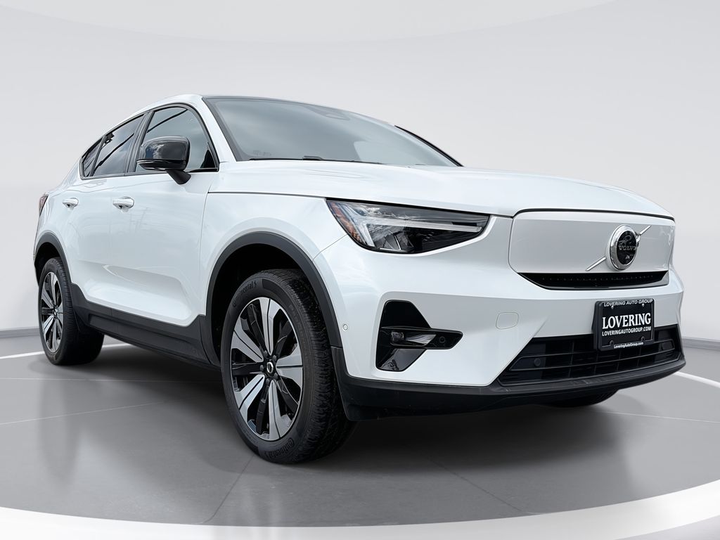 Crystal White 2023 Volvo C40 Recharge Twin Plus eAWD SUV / Crossover All-Wheel Drive 1-Speed Automatic
