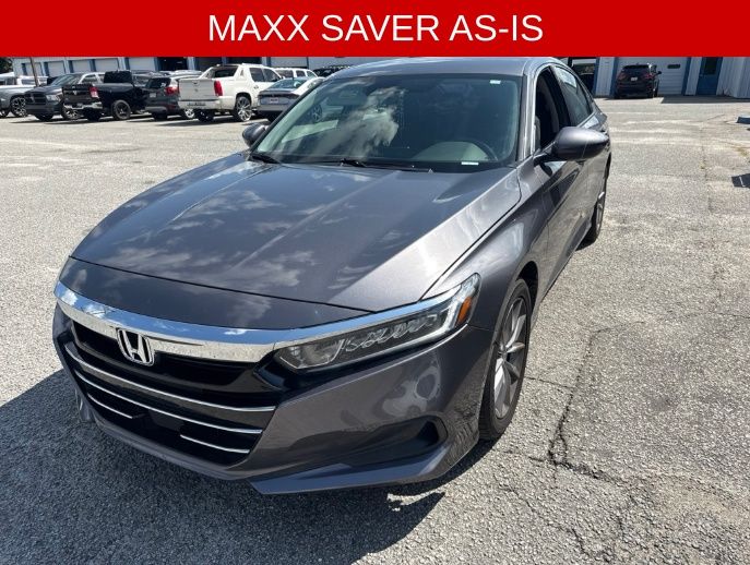 Silver 2021 Honda Accord Sedan Front-Wheel Drive Continuously Variable Transmission