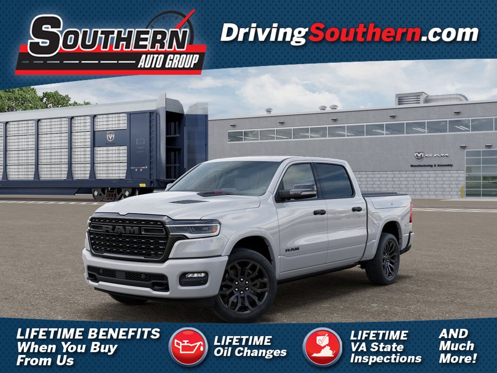 Ivory White Tri-Coat Pearlcoat 2026 RAM 1500 Pickup Truck Four-Wheel Drive 8-Speed Automatic