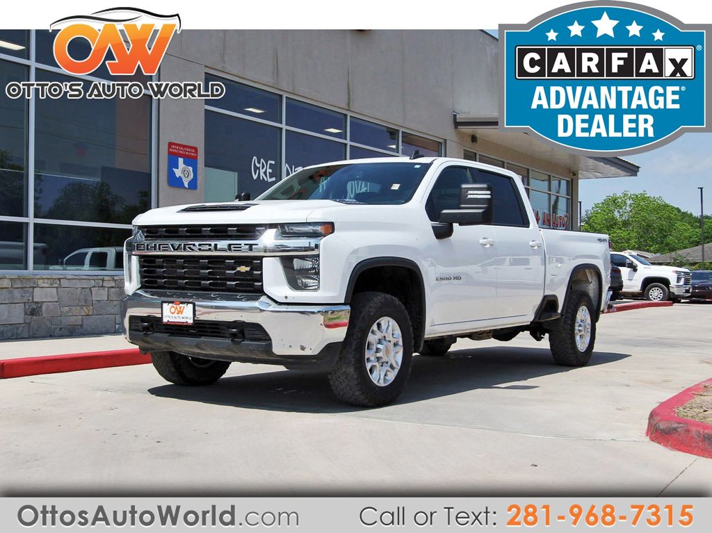 Summit White 2021 Chevrolet Silverado 2500HD Pickup Truck Four-Wheel Drive Automatic