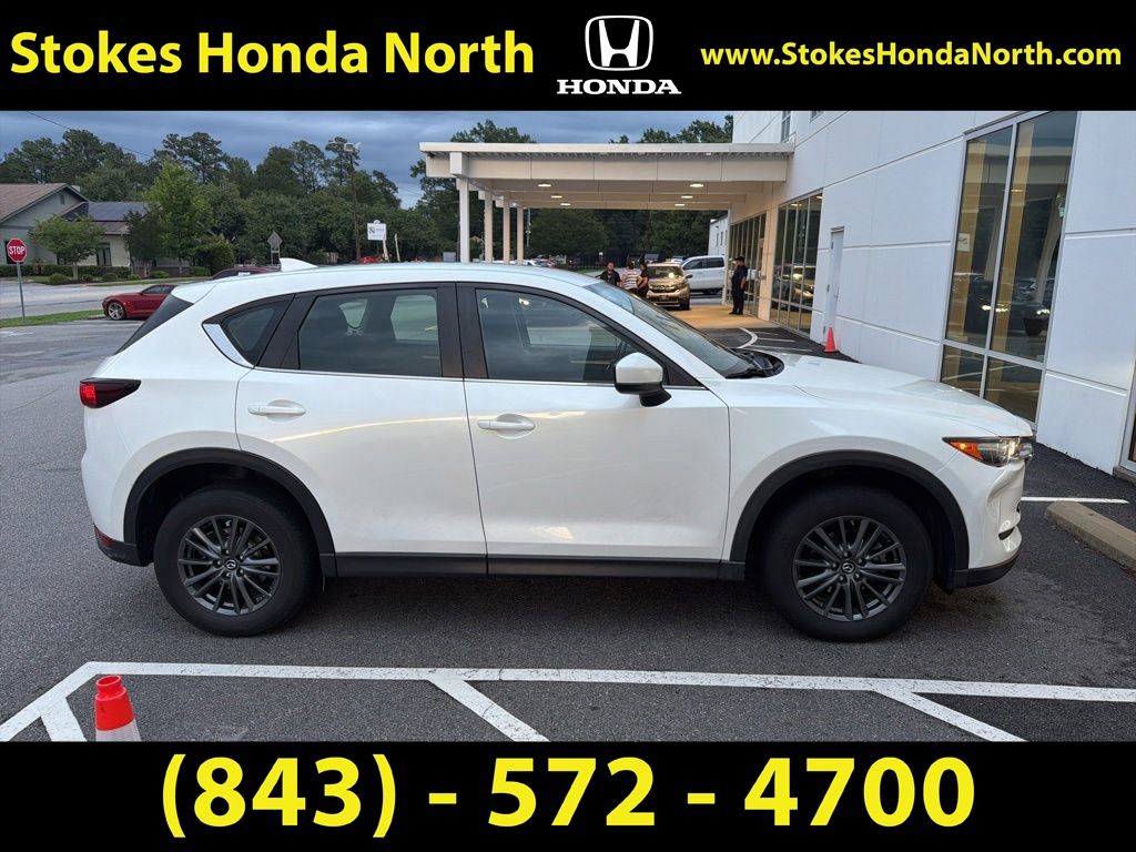 2020 Mazda CX-5 Sport White at Stokes Honda North