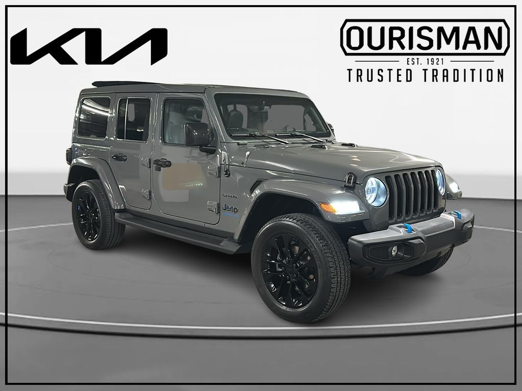 Sting-Gray Clearcoat 2023 Jeep Wrangler 4xe Sahara 4WD SUV / Crossover Four-Wheel Drive 8-Speed Automatic