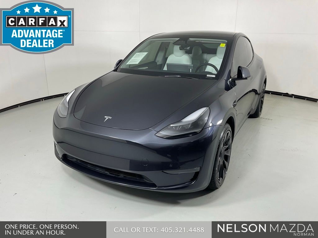 Gray 2025 Tesla Model Y Long Range AWD SUV / Crossover All-Wheel Drive 1-Speed Automatic