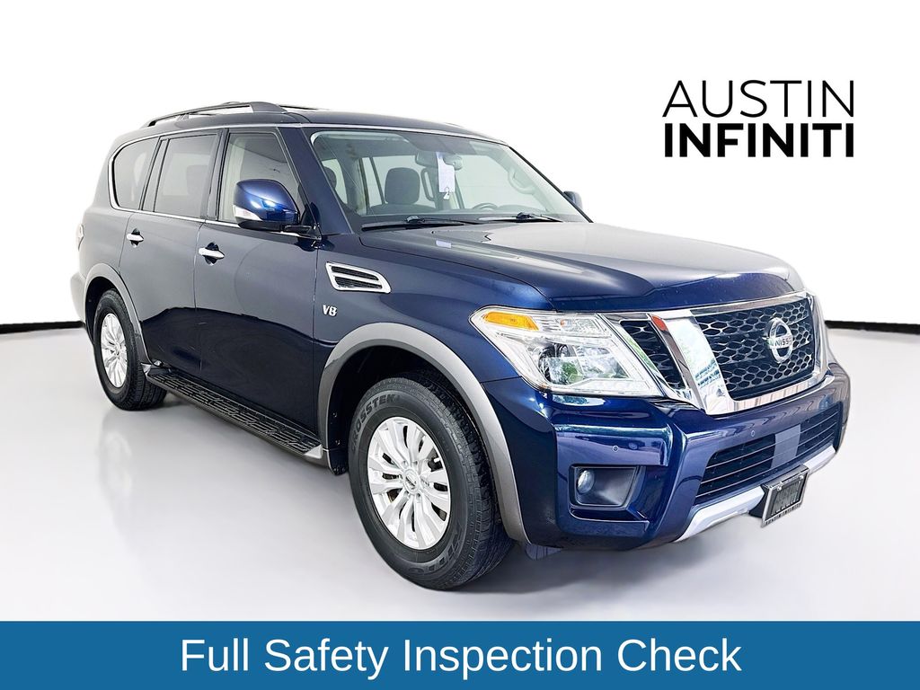 Hermosa Blue 2018 Nissan Armada SV SUV / Crossover 4X2 7-Speed Automatic