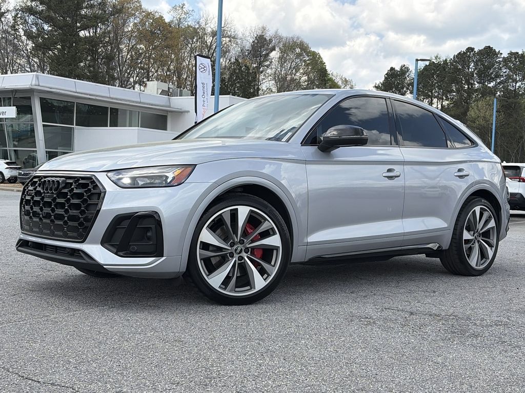 Silver Metallic 2023 Audi SQ5 Sportback 3.0T quattro Premium Plus AWD Sedan All-Wheel Drive 8-Speed Automatic