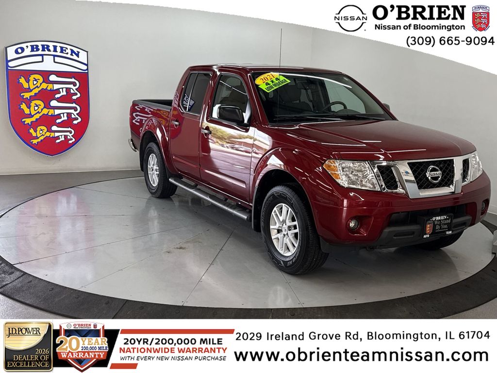 Cayenne Red Metallic 2021 Nissan Frontier Pickup Truck Four-Wheel Drive 9-Speed Automatic