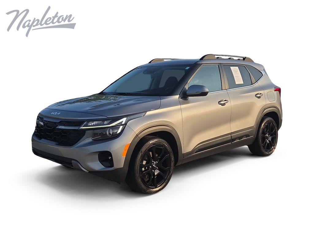 Steel Gray 2024 Kia Seltos SUV / Crossover All-Wheel Drive 8-Speed Automatic