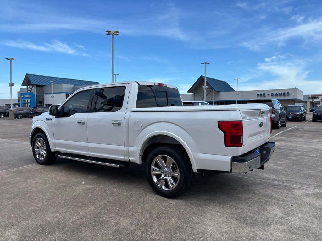 2019 Ford F-150 Lariat White at DeMontrond Gulf Freeway