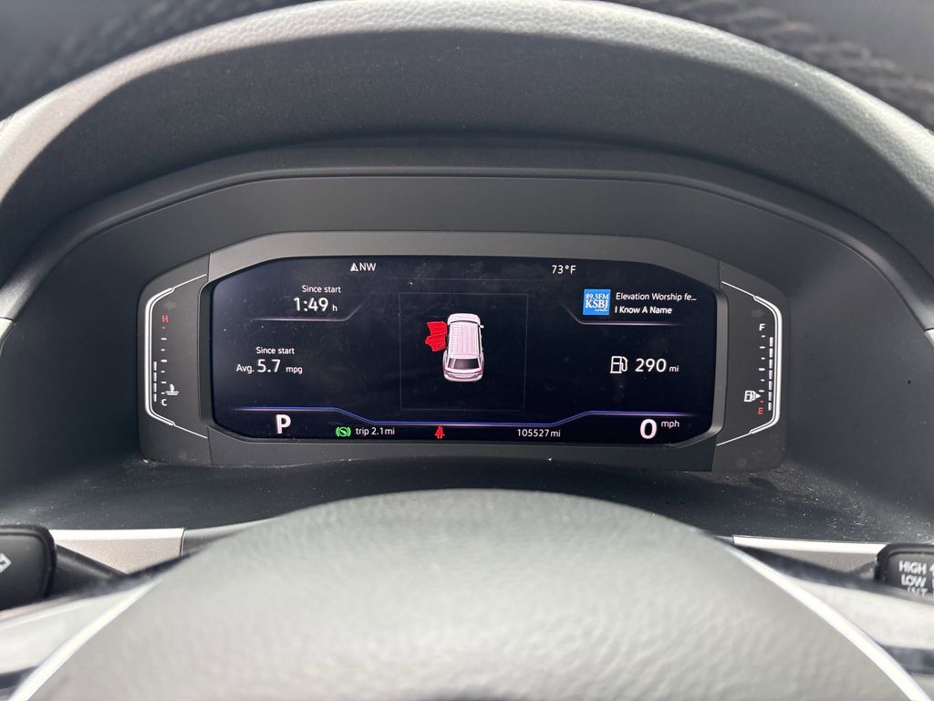2019 Volkswagen Atlas SEL White at Durrett Motor Company