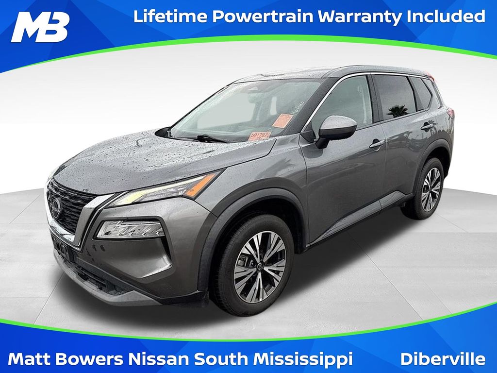 Gray (Gun Metallic) 2023 Nissan Rogue SUV / Crossover All-Wheel Drive Continuously Variable Transmission