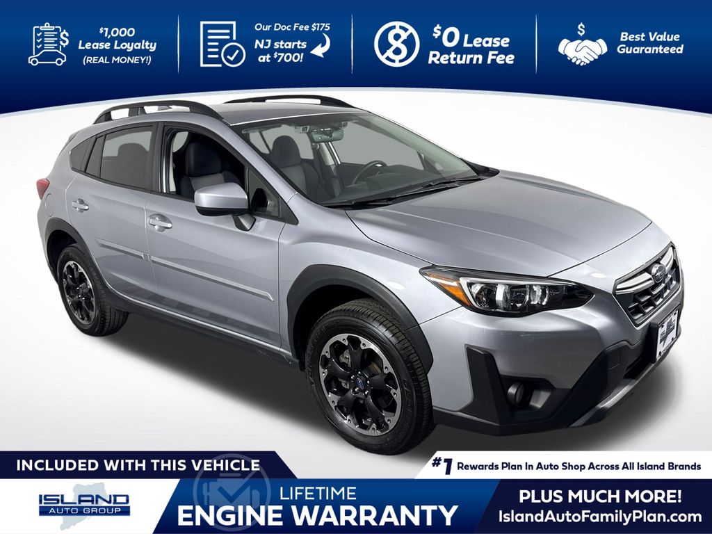 Ice Silver Metallic 2023 Subaru Crosstrek Premium AWD SUV / Crossover All-Wheel Drive Continuously Variable Transmission