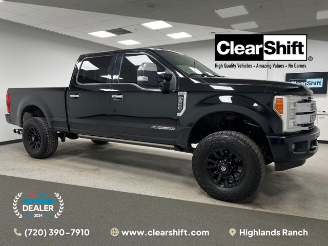 Shadow Black 2017 Ford F-350 Super Duty Pickup Truck Four-Wheel Drive 6-Speed Automatic