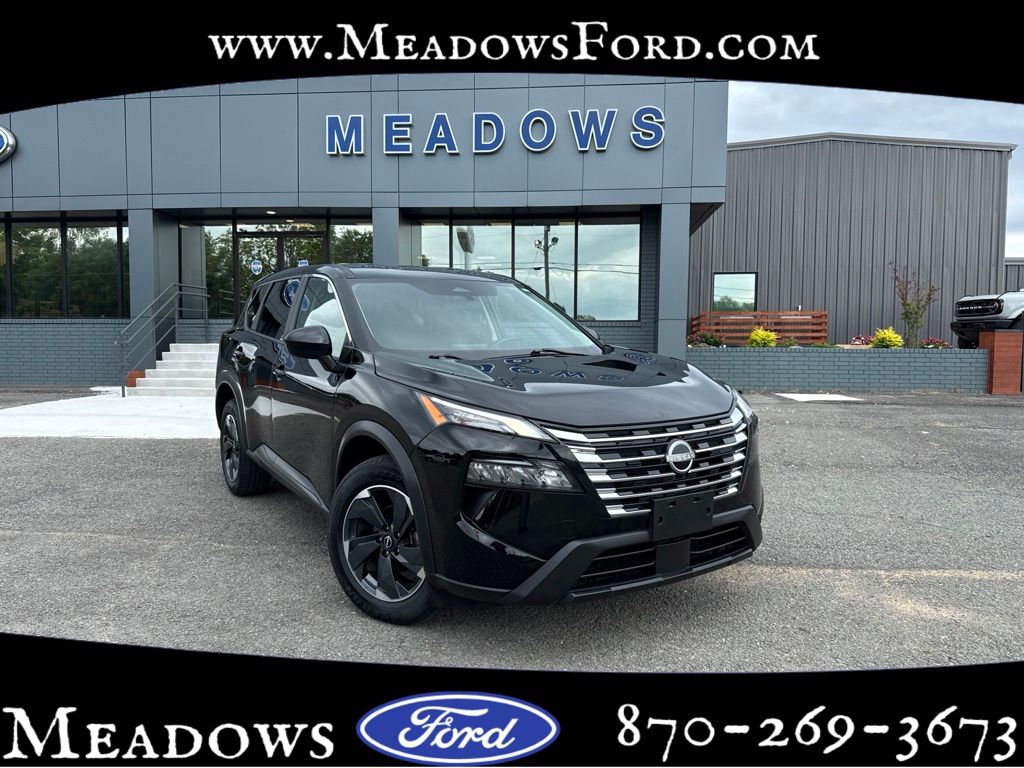 Super Black 2024 Nissan Rogue SUV / Crossover Front-Wheel Drive Continuously Variable Transmission