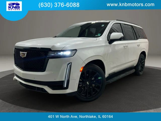 Crystal White Tricoat 2021 Cadillac Escalade Sport Platinum AWD SUV / Crossover Four-Wheel Drive