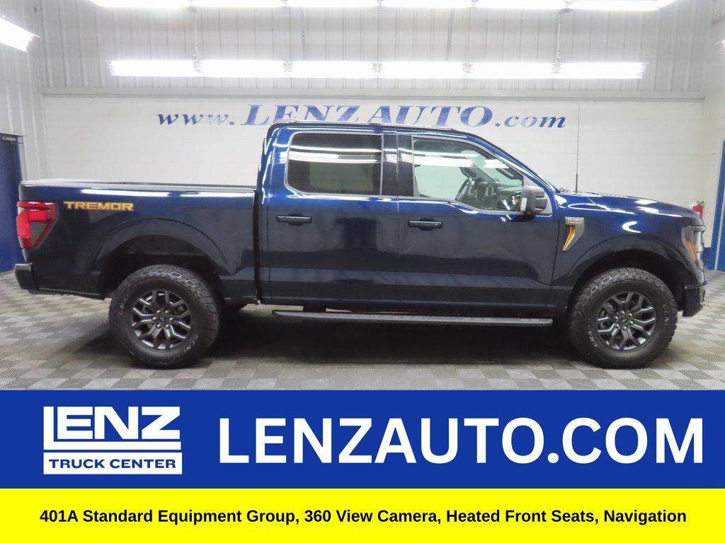 Antimatter Blue Metallic 2025 Ford F-150 Pickup Truck Four-Wheel Drive Automatic