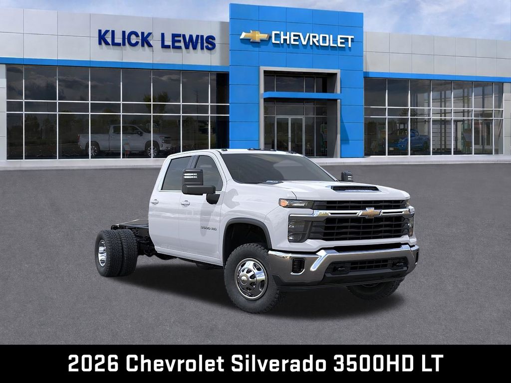 2026 Chevrolet Silverado 3500HD LT White at Klick Lewis Buick Chevrolet