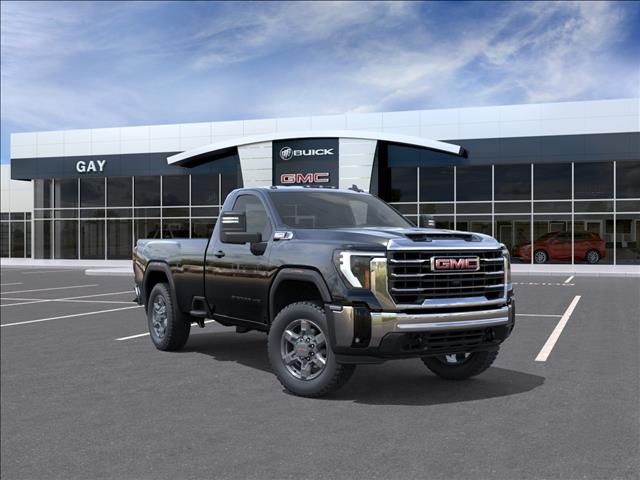 Onyx Black 2026 GMC Sierra 3500HD SLE Regular Cab LB 4WD Pickup Truck Four-Wheel Drive Automatic