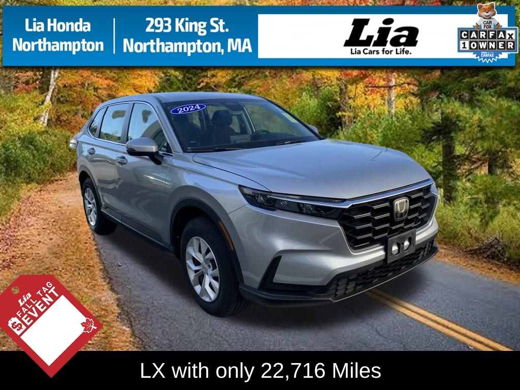 Lunar Silver Metallic 2024 Honda CR-V SUV / Crossover All-Wheel Drive Continuously Variable Transmission