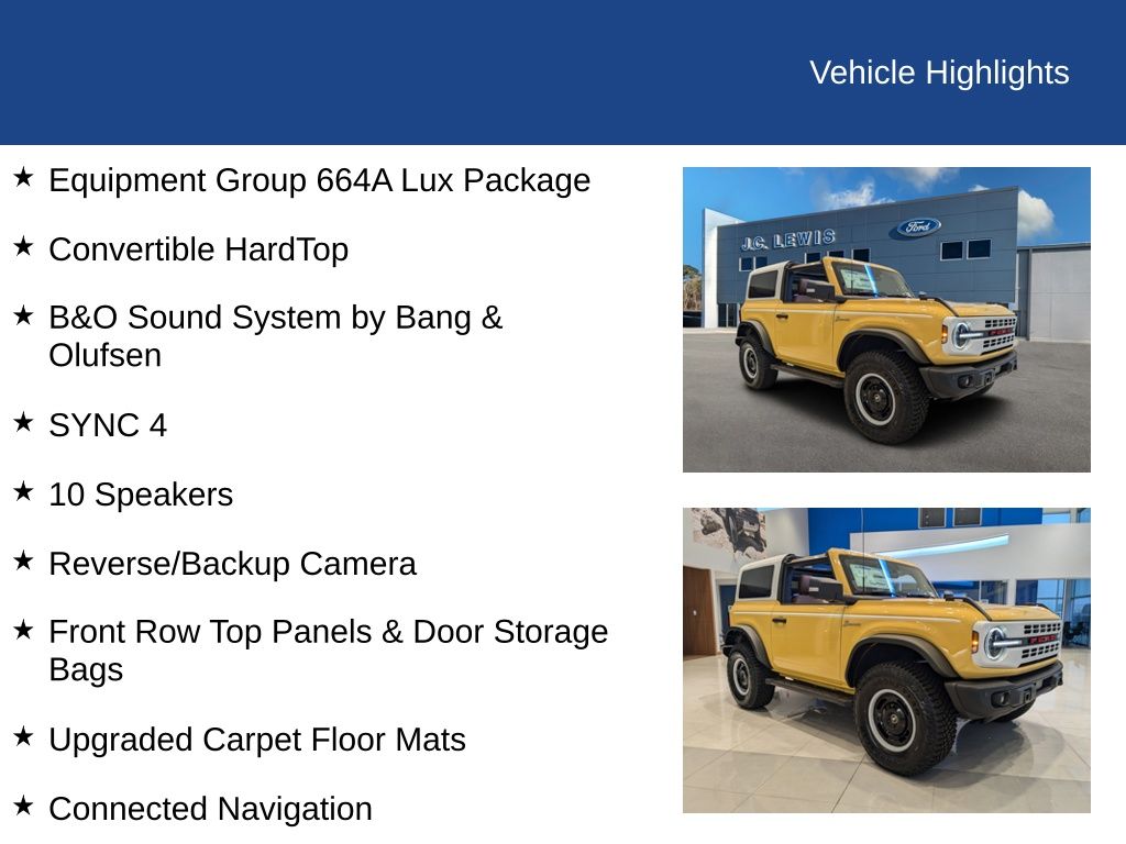 2024 Ford Bronco Heritage Limited Edition