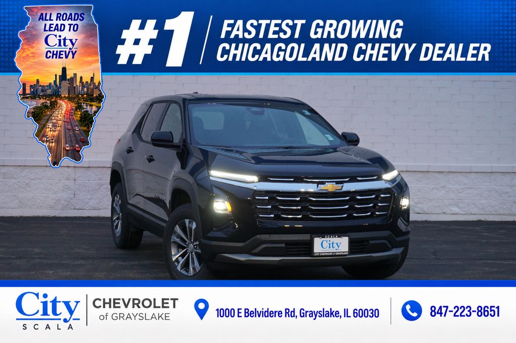Mosaic Black Metallic 2027 Chevrolet Equinox SUV / Crossover Front-Wheel Drive 8-Speed Automatic