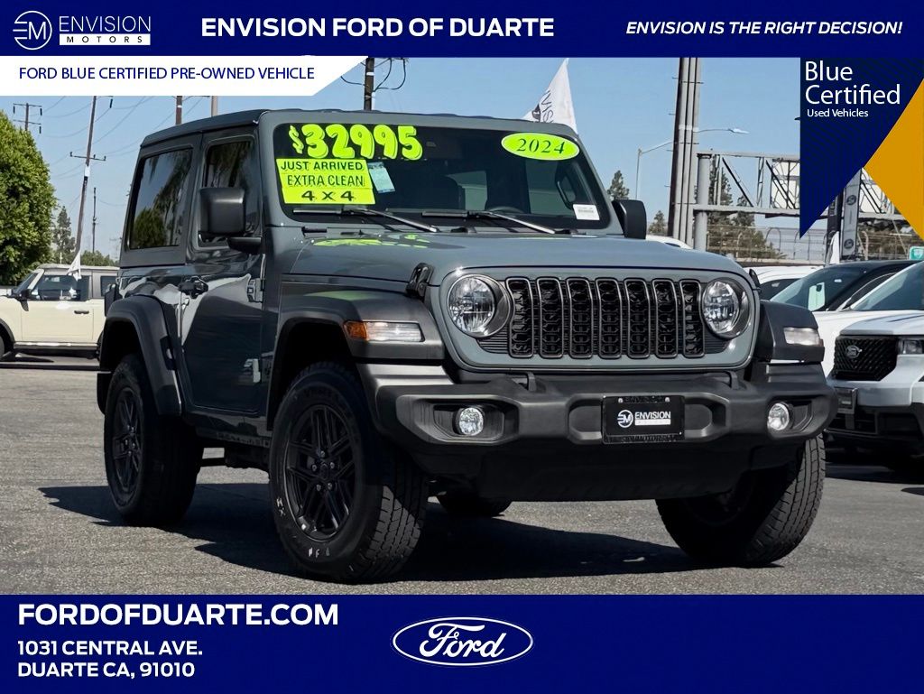 Anvil Clear Coat 2024 Jeep Wrangler SUV / Crossover Four-Wheel Drive 8-Speed Automatic