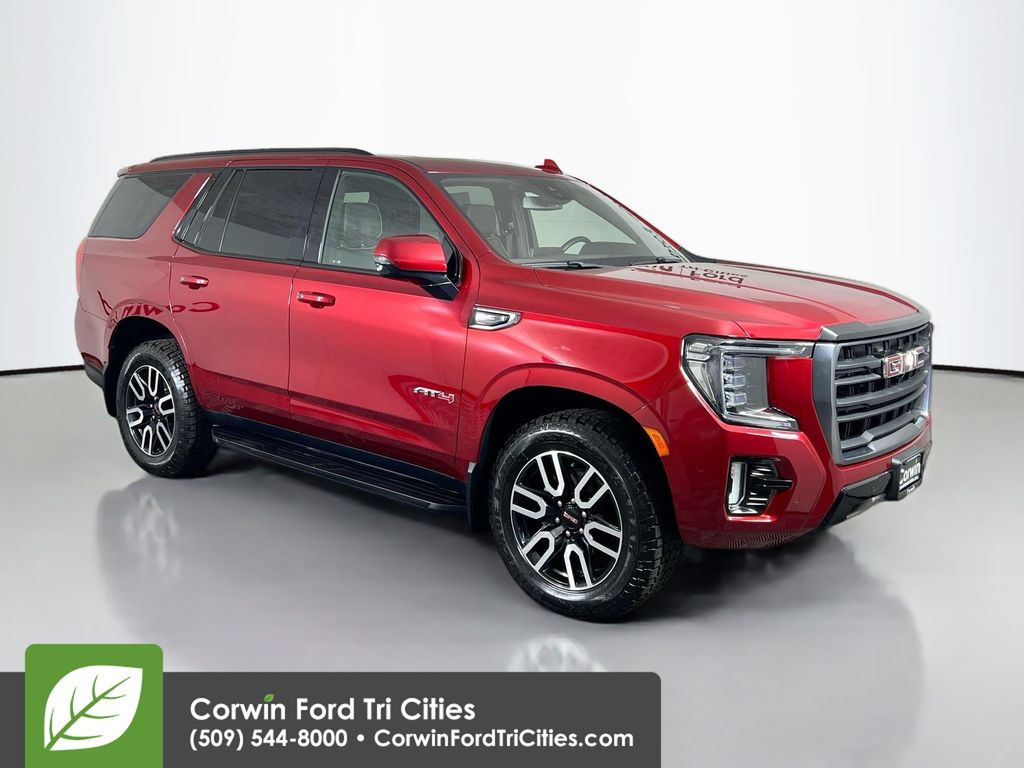 Volcanic Red Tintcoat 2023 GMC Yukon AT4 4WD SUV / Crossover Four-Wheel Drive Automatic