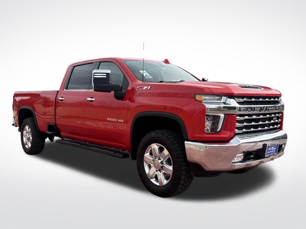 Red Hot 2022 Chevrolet Silverado 3500HD LTZ Crew Cab 4WD Pickup Truck Four-Wheel Drive Automatic
