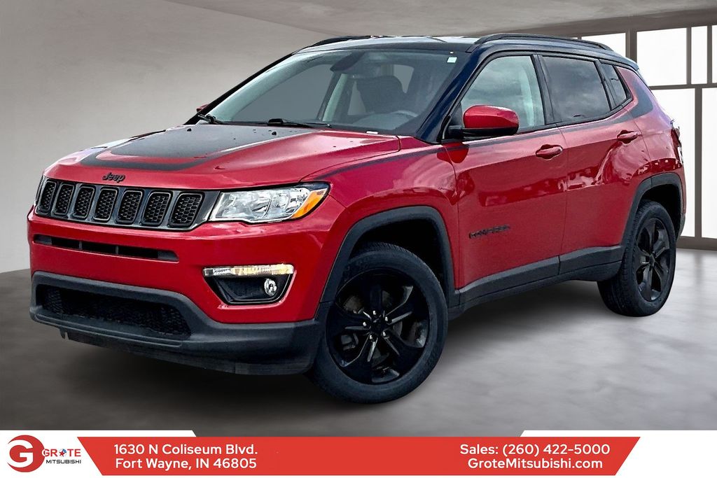 Redline Pearlcoat 2018 Jeep Compass Altitude 4WD SUV / Crossover Four-Wheel Drive 9-Speed Automatic