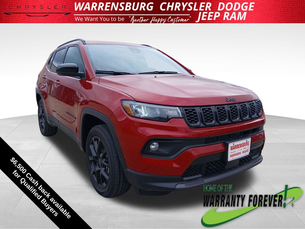 Red Hot Pearlcoat 2026 Jeep Compass SUV / Crossover Four-Wheel Drive 8-Speed Automatic