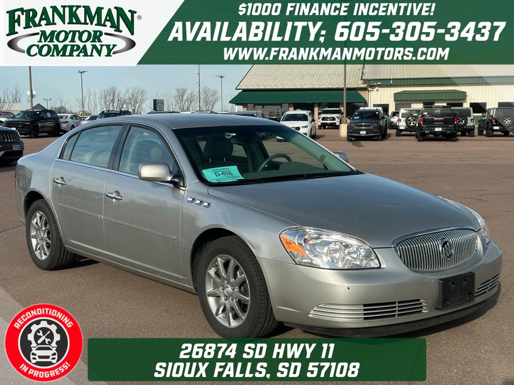 Silver (Platinum Metallic) 2008 Buick Lucerne CXL FWD Sedan Front-Wheel Drive 4-Speed Automatic