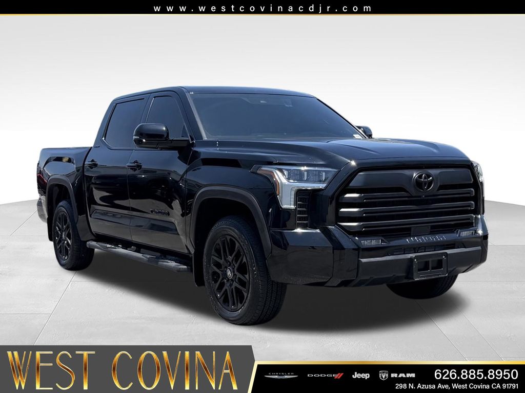 Midnight Black Metallic 2025 Toyota Tundra Pickup Truck Four-Wheel Drive Automatic