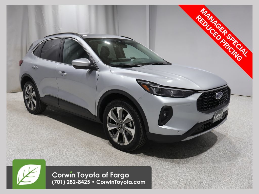 Iconic Silver Metallic 2024 Ford Escape SUV / Crossover All-Wheel Drive 8-Speed Automatic