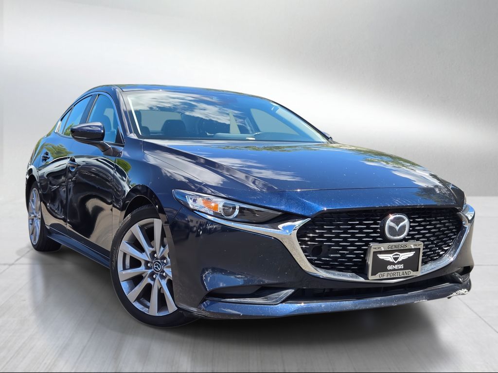 Deep Crystal Blue Mica 2021 Mazda MAZDA3 Sedan All-Wheel Drive 6-Speed Automatic