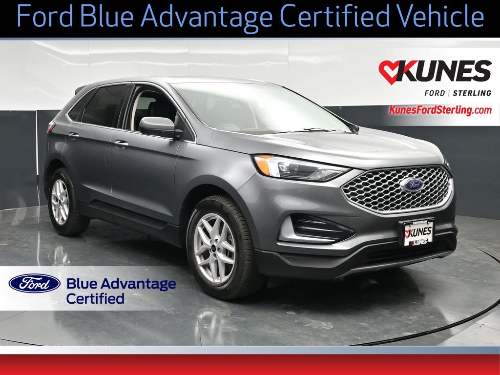 Gray Metallic 2024 Ford Edge SEL AWD SUV / Crossover All-Wheel Drive 8-Speed Automatic