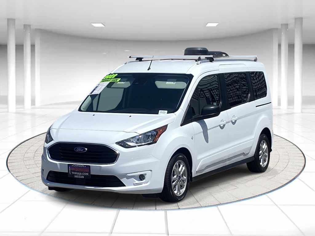 Frozen White 2022 Ford Transit Connect Van Front-Wheel Drive 8-Speed Automatic