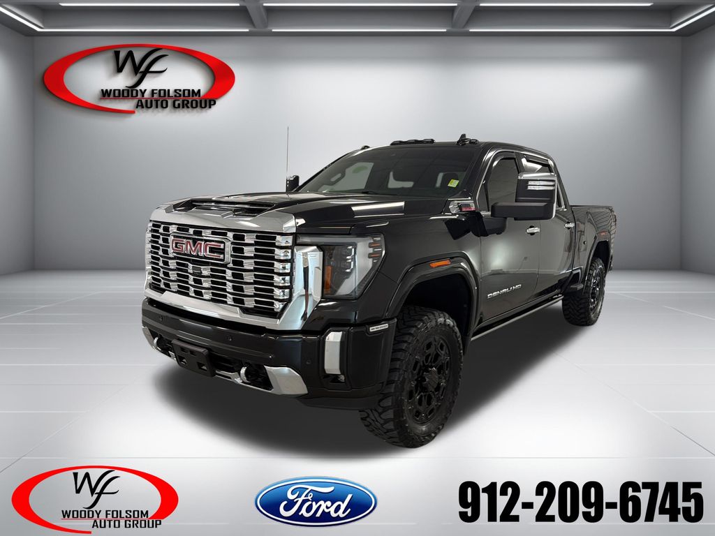 Onyx Black 2024 GMC Sierra 2500HD Pickup Truck Four-Wheel Drive Automatic
