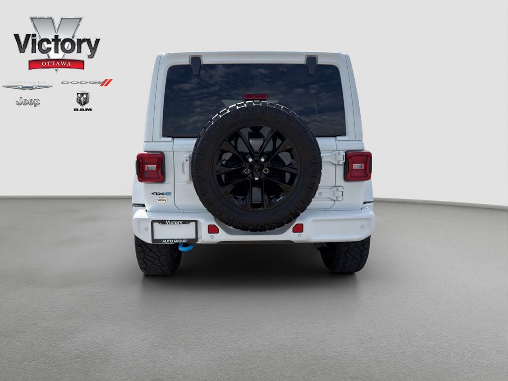 Used 2021 White Jeep Unlimited Sahara High Altitude 4xe image 5