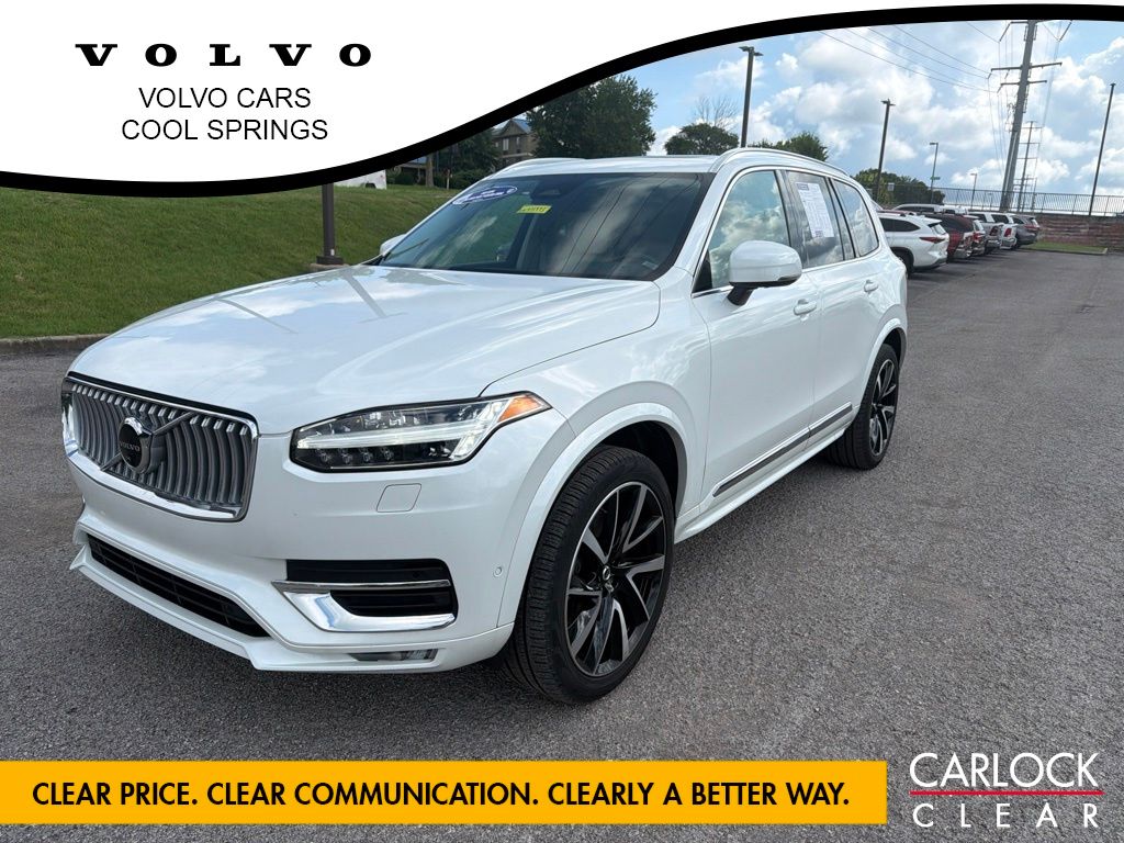Crystal White Metallic 2023 Volvo XC90 SUV / Crossover All-Wheel Drive Automatic