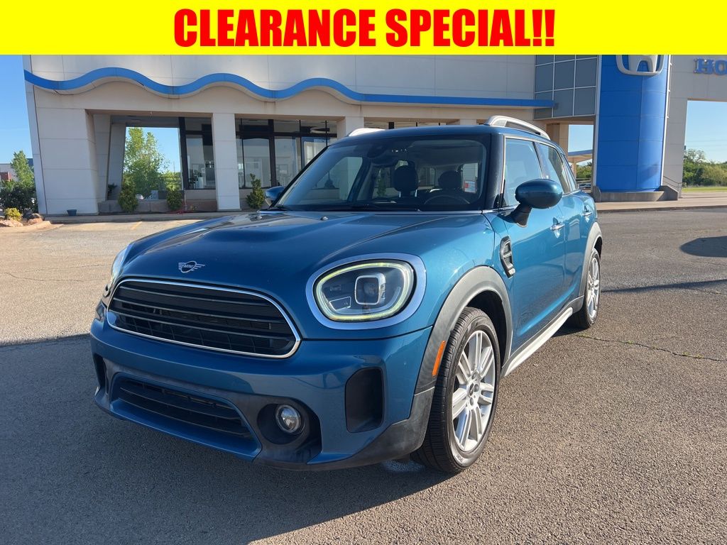 Island Blue Metallic 2022 MINI Countryman Cooper FWD SUV / Crossover Front-Wheel Drive Automatic