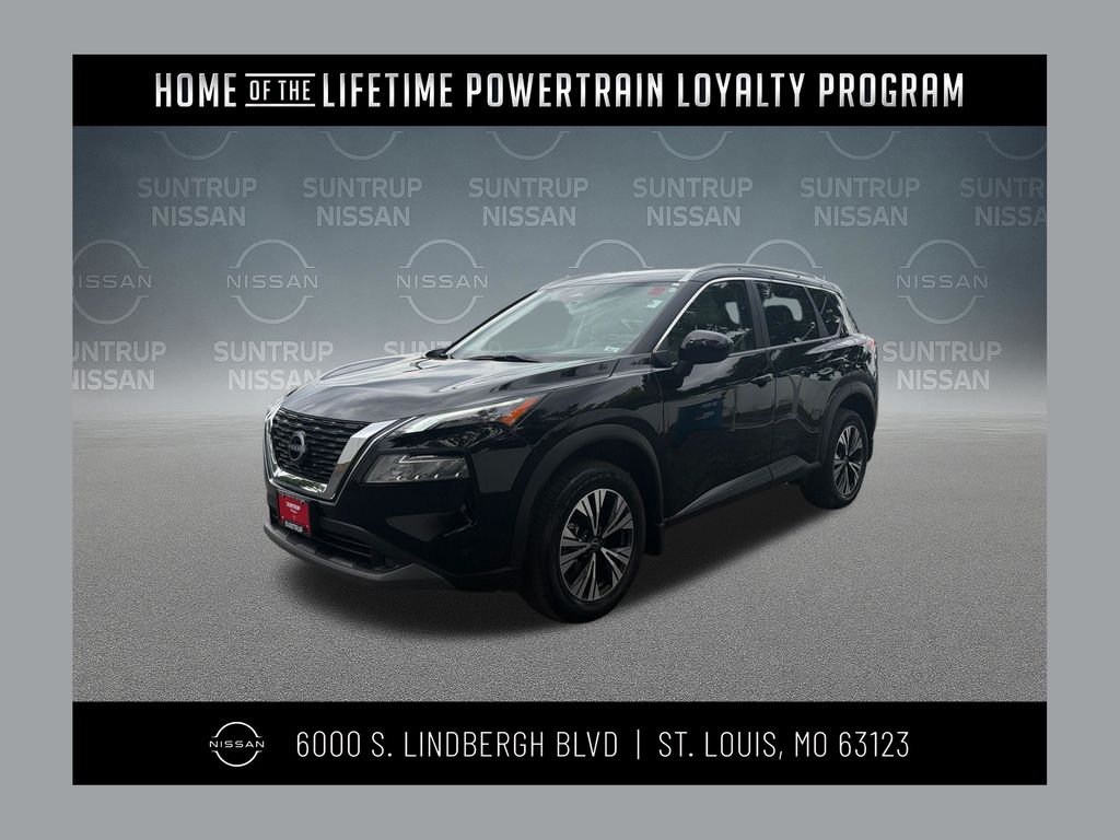 Super Black 2023 Nissan Rogue SUV / Crossover All-Wheel Drive Continuously Variable Transmission